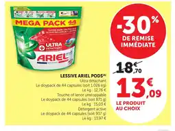 Bi1 ARIEL PODS Lessive offre