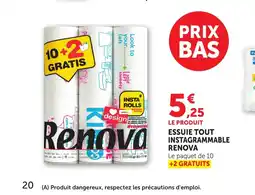 Bi1 RENOVA Essuie tout instagrammable offre