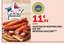 Bi1 Saucisse de montbeliard igp vpf morteau saucisse offre