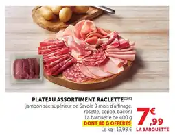 Bi1 Plateau assortiment raclette offre