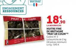 Bi1 PRAT AR COUM Huitre fine de bretagne offre