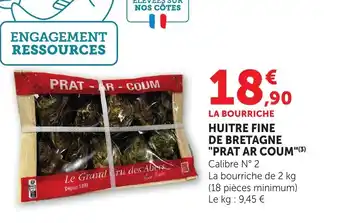 Bi1 PRAT AR COUM Huitre fine de bretagne offre