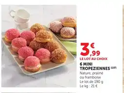 Bi1 6 mini tropeziennes offre