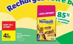 Carrefour Market POUDRE CHOCOLATÉE NESQUIK NESTLÉ offre