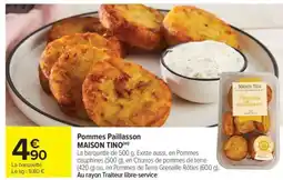 Carrefour Market Pommes Paillasson offre