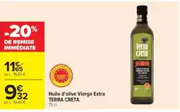 Carrefour Market Huile d'olive Vierge Extra TERRA CRETA offre