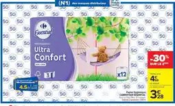Carrefour Market Papier hygiénique CARREFOUR ESSENTIAL Ultra Confort offre