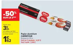 Carrefour Market Papier aluminium CARREFOUR offre