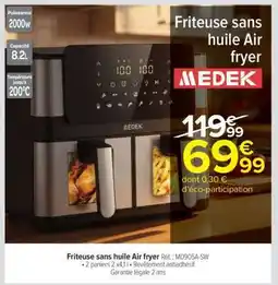 Carrefour Market Friteuse sans huile Air fryer offre