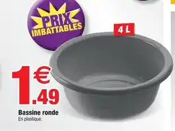 Bazarland Bassine ronde offre