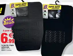 Bazarland Le jeu de 4 tapis universels offre