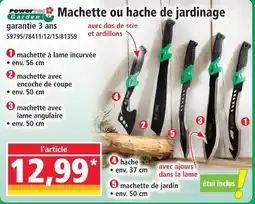 Norma Powerfix garden machette ou hache de jardinage offre
