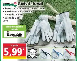 Norma Powerfix garden gants de travail offre