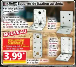 Norma Kraft werkzeuge equerres de fixation au choix offre