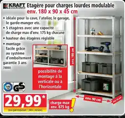Norma Kraft werkzeuge étagère pour charges lourdes modulaire offre