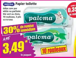 Norma Paloma papier toilette offre