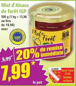 Norma Miel d'alsace de forêt igp offre