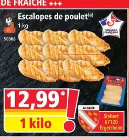 Norma Bruno siebert escalopes de poulet offre