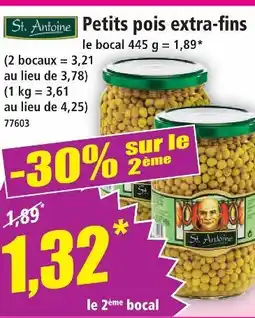 Norma Petits pois extra-fins offre