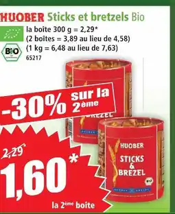 Norma Huober sticks et bretzels bio offre