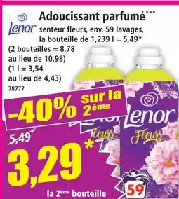 Norma Lenor adoucissant parfumé offre
