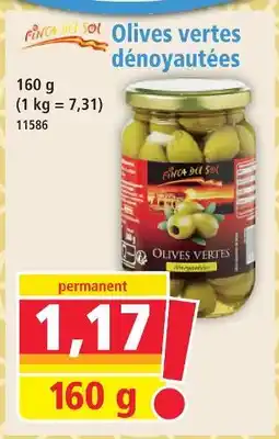 Norma Finca du sol olives vertes dénoyautées offre