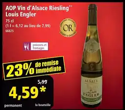Norma Louis engler aop vin d'alsace riesling offre