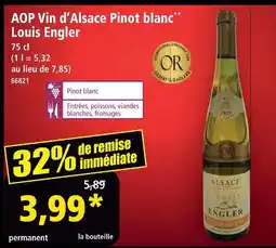 Norma Louis engler aop vin d'alsace pinot blanc offre