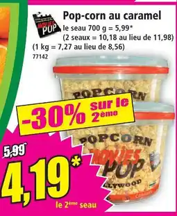 Norma Movies pop pop-corn au caramel offre