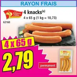 Norma Les régions à table 4 knacks offre