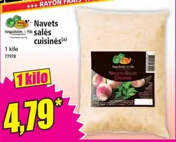 Norma Angsthelm & fils navets salés cuisinés offre