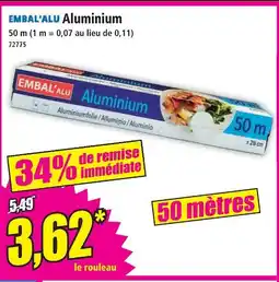 Norma Embal'alu aluminium offre
