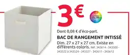 Mr Bricolage Bac de rangement intissé offre