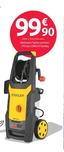 Mr Bricolage Stanley nettoyeur haute pression 170 bars 2400 w offre