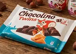 b&m Barres chocolat caramel nutini chocolino x3 offre