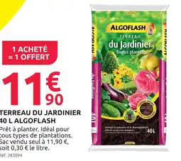 Mr Bricolage Algoflash terreau du jardinier 40 l offre