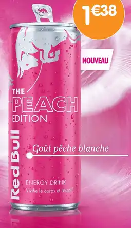 b&m Red bull red bull peach offre