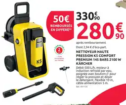 Mr Bricolage Kärcher nettoyeur haute pression k5 comfort premium 145 bars 2100 w offre