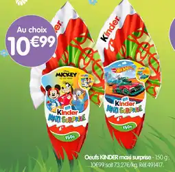 b&m Kinder oeufs kinder maxi surprise offre