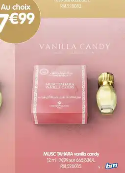 b&m Gris montaigne musc tahara vanilla candy offre