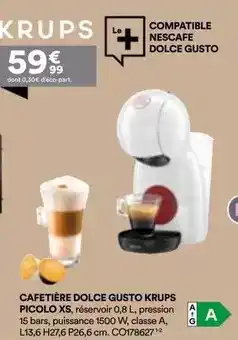 BUT Krups - cafetière dolce gusto offre
