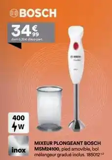 BUT Bosch - mixeur plongeant msm24100 offre