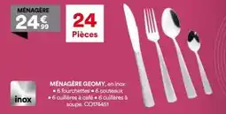 BUT Ménagère geomy inox offre