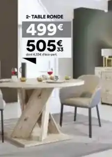 BUT Table ronde offre