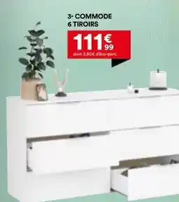 BUT Commode 6 tiroirs offre