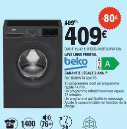 BUT Armoire 3 portes 2 tiroirs 1 miroir daily offre