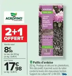 Carrefour U - paillis d'ardoise offre