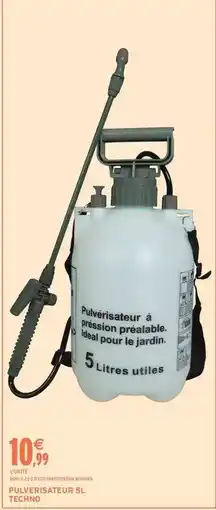 Intermarché Express Pulvérisateur 5 l techno offre