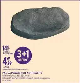 Intermarché Express Pas japonais ton anthracite offre