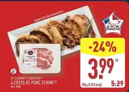 ALDI Boucherie st-clément - 4 côtes de porc échine offre